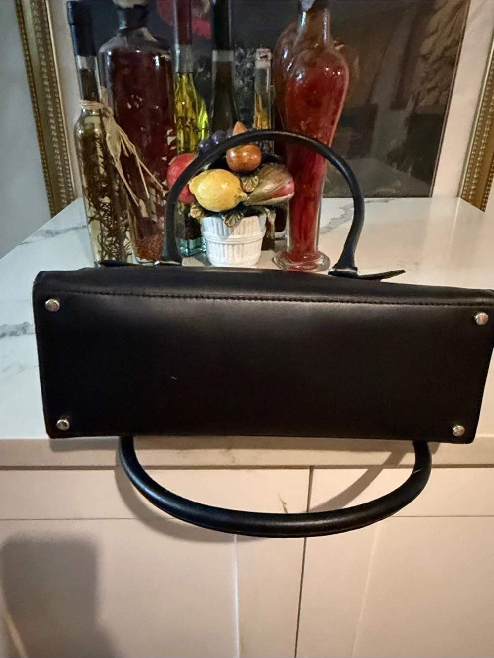 kate spade Black Leather Briefcase with Gold Hardware Open to Offers!